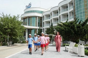 Школьники Туркменистана весело проводят лето в Авазе