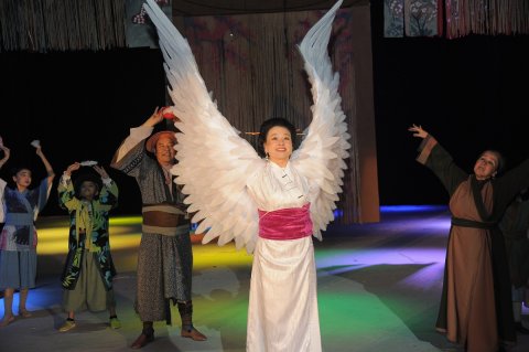 В Ашхабаде состоялась премьера японской народной сказки «Журавлиные перья»