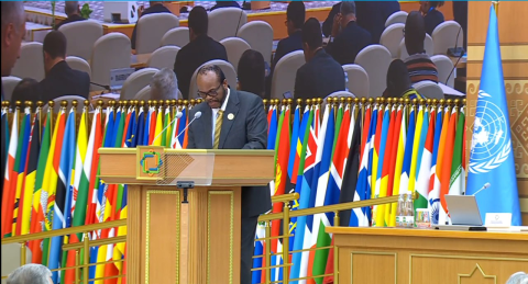 Король Мсвати III на Конференции ООН подчеркнул значение глобального партнёрства