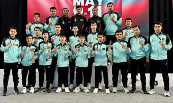 Туркменские каратисты выиграли 21 медаль на мировом чемпионате