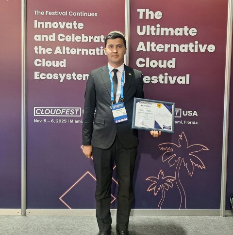 Студент из Туркменистана — победитель международной выставки-конкурса CloudFest 2025
