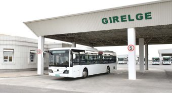 В Ашхабаде заработала новая конечная остановка автобусов «Вокзал»