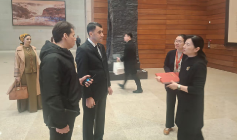 Делегация Туркменистана посетила Национальный музей Китая