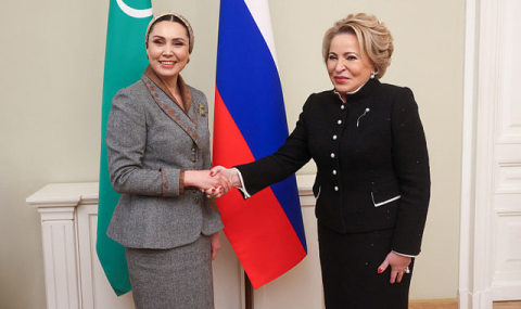 Валентина Матвиенко подчеркнула успешное развитие туркмено-российских связей