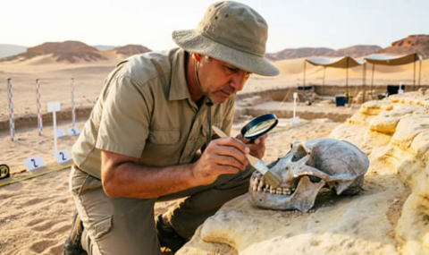 Ученые нашли останки древнего примата в Египте