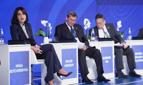 Глава МИД Туркменистана выступил на Пятом Тбилисском форуме Шелкового пути