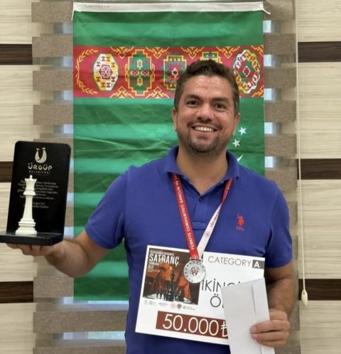 Туркменский гроссмейстер удостоен серебра на шахматном турнире в Турции