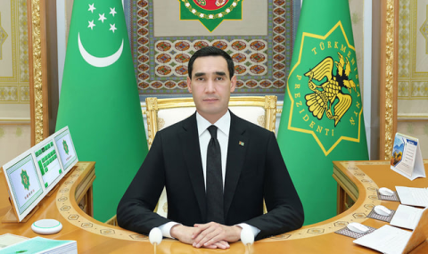 Сердар Бердымухамедов поздравил участников Выставки экономических достижений