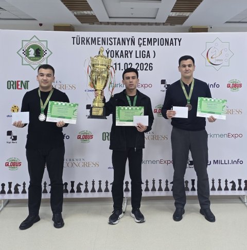 Аманмухаммет Хоммадов впервые завоевал титул чемпиона Туркменистана по шахматам