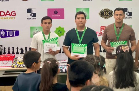 Известны победители Дашогузского этапа шахматного турнира Гран-при Туркменистана