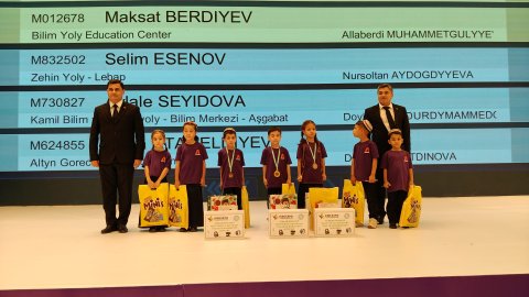 Состоялся чемпионат Туркменистана по ментальной арифметике Анзан