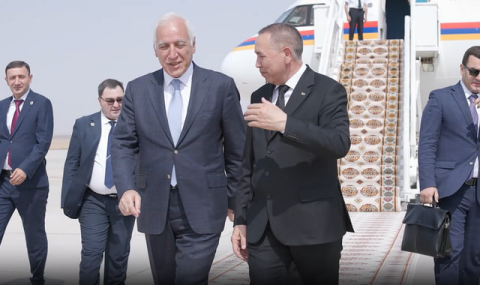 Президент Армении прибыл в Туркменистан для участия в Третьей конференции ООН