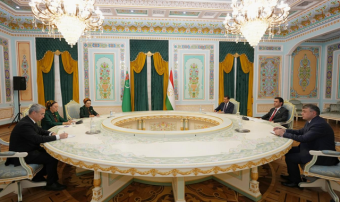 Глава Меджлиса Туркменистана провела встречи с главами палат Таджикистана