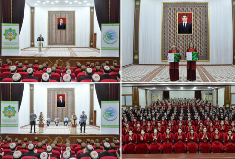 Туркменские студентки выиграли второе место на международной олимпиаде