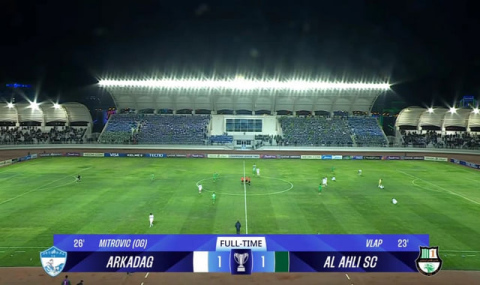 Туркменский ФК Аркадаг сыграл вничью с катарским Аль-Ахли