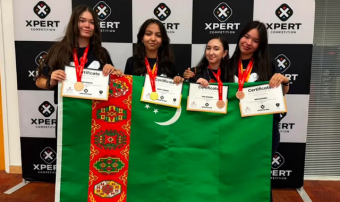Школьницы Туркменистана стали призерами конкурса XPERTSTEM в Британии