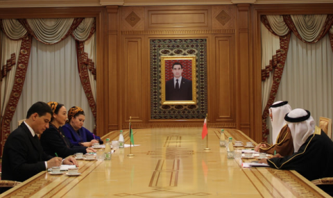 В Меджлисе Туркменистана приняли верительные грамоты Посла Королевства Бахрейн