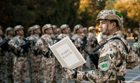 В воинских частях Туркменистана состоялись церемонии присяги