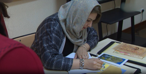 Иранские мастера делятся секретами миниатюры и тазхиба в Ашхабаде