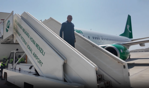 Президент Сан-Томе и Принсипи прибыл в Туркменистан для участия в LLDC3