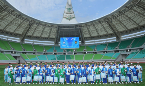 Юные спортсмены посетили Олимпийский городок в Ашхабаде
