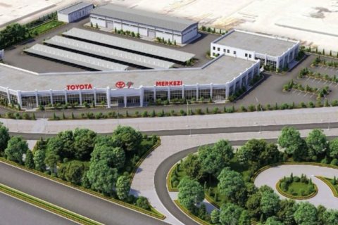 В Ашхабаде началось строительство современного дилерского центра Toyota
