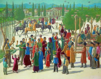 В Ашхабаде открылась выставка туркменских и турецких художников