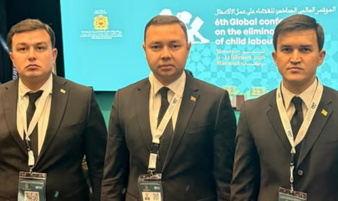 Делегация Туркменистана на всемирном форуме МОТ в Марокко