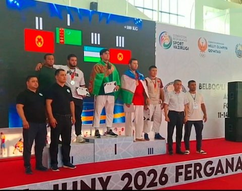Туркменские борцы завоевали 9 медалей на чемпионате Азии в Узбекистане