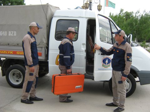 Газовики Дашогуза обеспечивают тепло и уют в домах горожан
