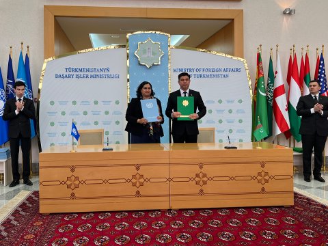 Правительство Туркменистана и ЮНИСЕФ подписали новые планы на 2025 год