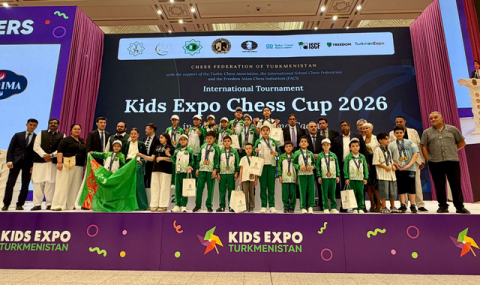 Туркменские шахматисты завоевали 24 награды на Kids Expo