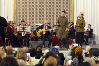 «Треугольные письма» прозвучали в честь Дня Победы в Ашхабаде