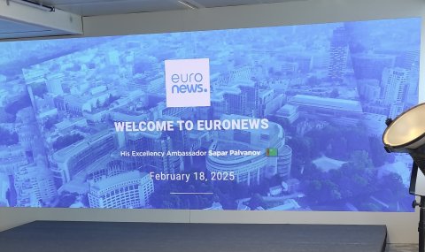 Посол Туркменистана в Бельгии встретился с председателем совета директоров Euronews