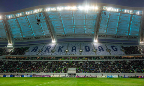 Матч «Arkadag» — «Al-Nassr» прошёл в Ашхабаде