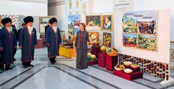 В Лебапском велаяте состоялась выставка, посвящённая празднику урожая