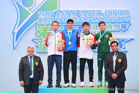 Две бронзовые медали завоевали туркменские каратисты на чемпионате Азии в Китае