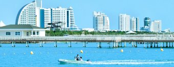 В Авазе проходит летний сезон отдыха на побережье Каспийского моря