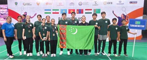 Бронзовые медали Туркменистана в дебютном чемпионате по бадминтону