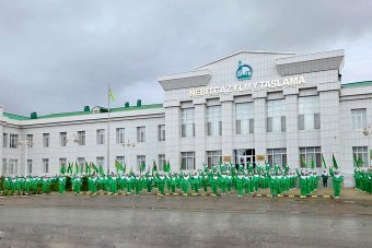 В Балканабате прошло массовое спортивное мероприятие студентов