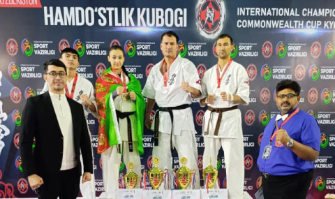 Туркменские каратисты завоевали награды на международном турнире в Узбекистане