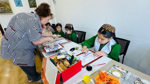 В ХО «Хормат Ёлы» состоялся мастер-класс «Рукоделие с известными мастерицами»