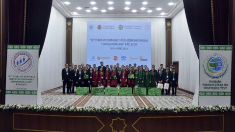 В Туркменистане прошёл конкурс стартапов среди молодых инноваторов