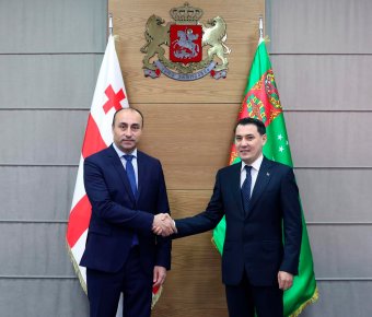 Посол Туркменистана в Грузии встретился с министром внутренних дел