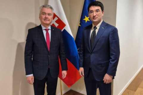 Посол Туркменистана в Бельгии встретился с постоянным представителем Словакии при ЕС