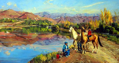 В Ашхабаде открылась выставка «Стремительные кони нашей Родины»