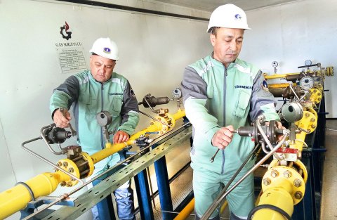 Газовики «Gündogargazakdyryş» обеспечивают бесперебойную подачу газа 