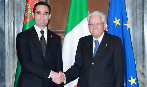 Президент Туркменистана встретился с Президентом Итальянской Республики